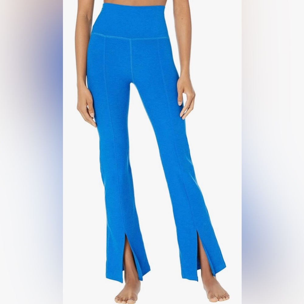 Beyond Yoga Make the Cut Pants sz M wayfarer blue